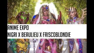 Anime Expo 2017 DIABLO X NINTENDO MASHUP COSPLAY Jessica Nigri Danielle Beaulieu Friscoblondie