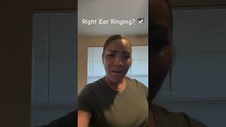 Why Your Right Ear Is Ringing! #shorts #viral #spirituality #synchronicity #positivevibes #ear