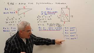 9.4B--Apply Pythagorean Theorem