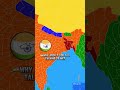 India spoke rudely to Nepal, Bhutan  and Bangladesh 😞 part 2  #shorts #countryballs