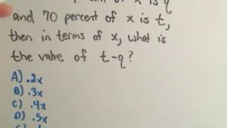 SAT Math Question #5