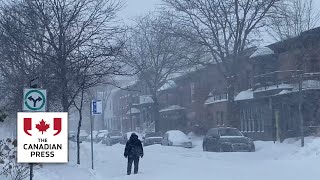 Quebec, Ontario hit with second heavy snowfall, and more to come