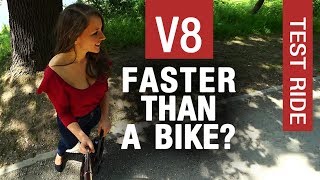 INMOTION V8 in the city (Test Ride - episode 5) electric unicycle