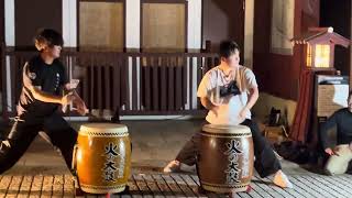 「三国祭のお囃子生演奏」三国神社前、福井県坂井市。(Mikuni Festival Music Playing in Sakai city, Fukui pre.)