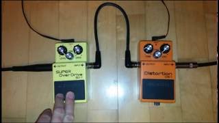 BOSS DS-1 Distortion and SD-1 Super Overdrive Quick Comparison by Damian Welka