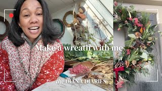 How to make a wreath, a beginner friendly tutorial, Cosy day in the shed