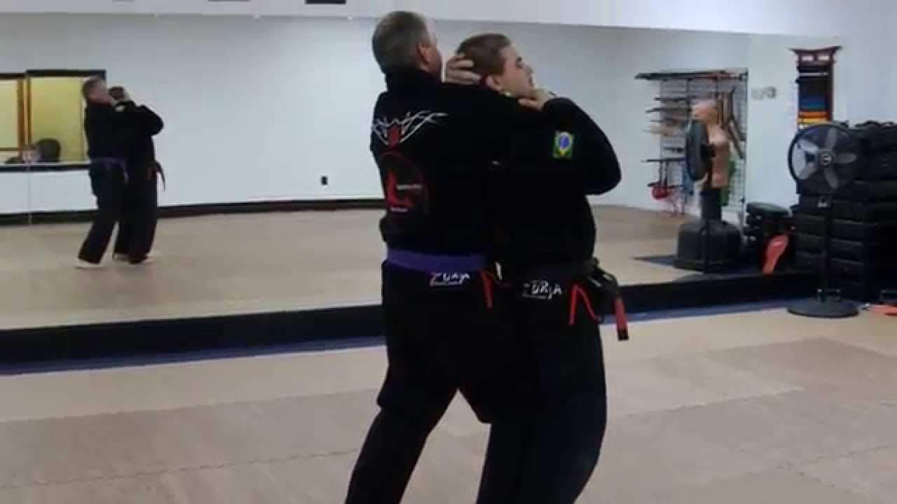 Rear Naked Choke BJJ Self Defense Variation - YouTube