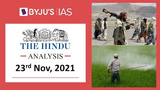 The Hindu' Analysis for 23rd November, 2021. (Current Affairs for UPSC/IAS)