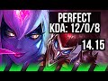 EVELYNN vs SHACO (JGL) | 12/0/8, Legendary, 1300+ games | NA Grandmaster | 14.15