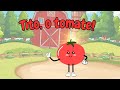 Tito, o tomate | Aprenda brincando sobre frutas e vegetais