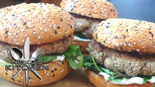 Pork Sausage Burgers - Video Recipe