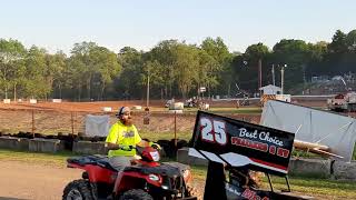 Noah Wirginis Racing 6/5/21 Blanket Hill Speedway 270 micro sprint heat race 2