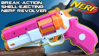 The most realistic NERF Revolver - MHP Arms Shellington Magpie (Break-action, Shell Ejecting)