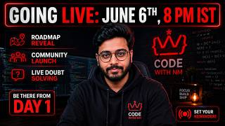 Python Developer Roadmap 2026 | Community Launch + Live Q&A | Code With NM 🔴