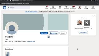 Sample Python Linkedin Scraping for Job Candidates