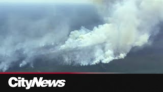 Wildfire prompts worker evacuation in Alberta