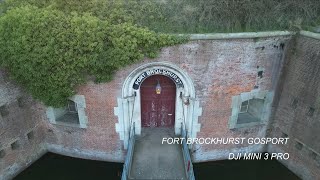 Fort Brockhurst Gosport at Sunset DJI Mini 3 PRO