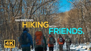 4K시네마틱 미국 등산 영상 | Happiness is hiking with friends | 오랜만에 보는 반가운 얼굴들과 신년 산행|가성비 갑 Panasonic Lumix G7