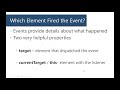 Discovering JavaScript Part 3, Lesson 3 How To Create Custom Events