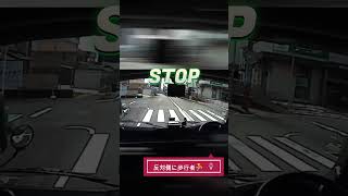 反対車線に歩行者います！【ドラレコ映像】