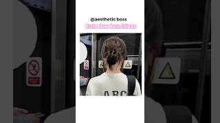 Cute hairstyle you must try 😍🖇(Korean low bun)