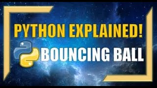Python: BOUNCING BALL Animation!!!