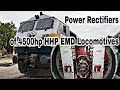 Power rectifiers of 4500hp Wdp4 | EMD locomotives | design and function