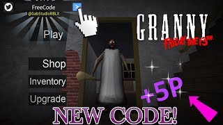New Granny Code How To Get 5000 Roblox - granny update roblox