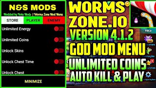 Worms Zone.io 4.1.2 Mod Menu | worms zone mod apk no death | Worms Zone.io Mod Menu