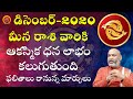 Meena Rasi December 1st - 31st 2020 | Rasi Phalalu Telugu | Nanaji Patnaik | Pisces