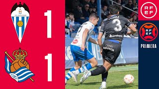 RESUMEN #PrimeraFederación | CD Alcoyano 1-1 Real Sociedad B | Grupo 2 | Jornada 24