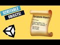 Scriptable Object Basics - Unity Coding