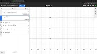 Constructing Scatter Plots with Desmos