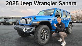 PAVEMENT PRINCESS: 2025 Jeep Wrangler Sahara in Hydro Blue!