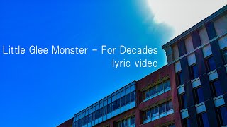 Little Glee Monster - For Decades lyric video｜『Jリーグ』2025シーズン応援ソング