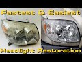 Easiest & fastest way to permanently restore headlights - 2k Clear