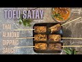 Tofu Satay with Thai Almond Dipping Sauce ~ Vegan, Amazing Omnivore Pleaser!!  Gluten-Free