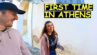 FIRST IMPRESSIONS OF ATHENS GREECE - EXPLORING ATHENS CITY CENTRE