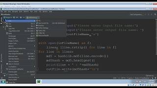 Python Script MD5Hasher to convert each line of a File to MD5 Hash