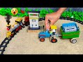 How to make petrol pump mini science project #3 || diy tractor mini petrol pump concrete || MiniTheQ