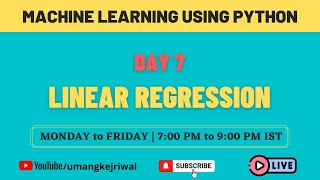 Day 7 - Machine Learning Using Python - Linear Regression - Salary Prediction