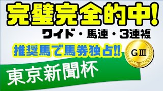 ✨完璧完全的中✨　東京新聞杯2022　適性1番はこの馬だ！！