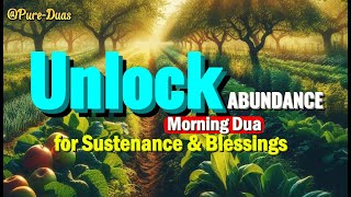 THE POWER of Abundance | Powerful Morning Dua for SUSTENANCE \u0026 Blessings