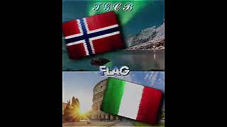 『 Norway 🇳🇴 Vs Italy 🇮🇹 』#trending #viral #youtubeshorts #shorts #geography #geotuber #e