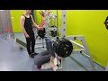 trener paweł wypychanie na suwnicy 210kg x8