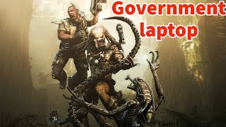 Aliens vs Predator Government laptop gameplay | amd r4 graphics | 4GB Ram |#shorts