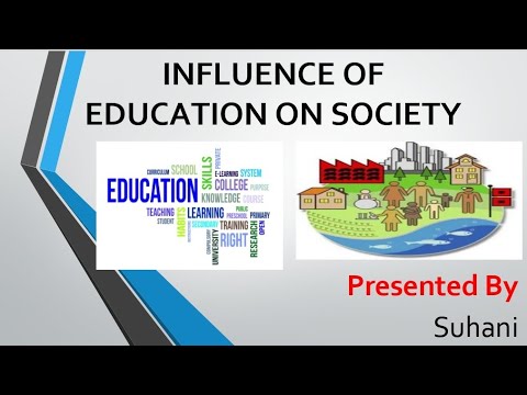 Education And Society | Influence Of Education On Society | Role Of ...