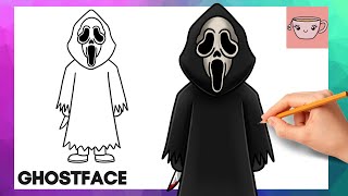 How To Draw Ghostface | Scream 6 | Step By Step Drawing Tutorial