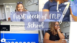 Vlog | First Week of Online FNP School \u0026 Working Full Time