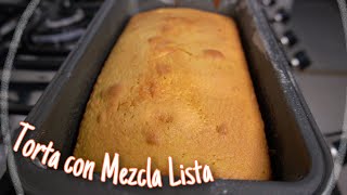 Como Preparar TORTA CON MEZCLA LISTA [Fácil y deliciosa] ComiArte👉🏻 2020